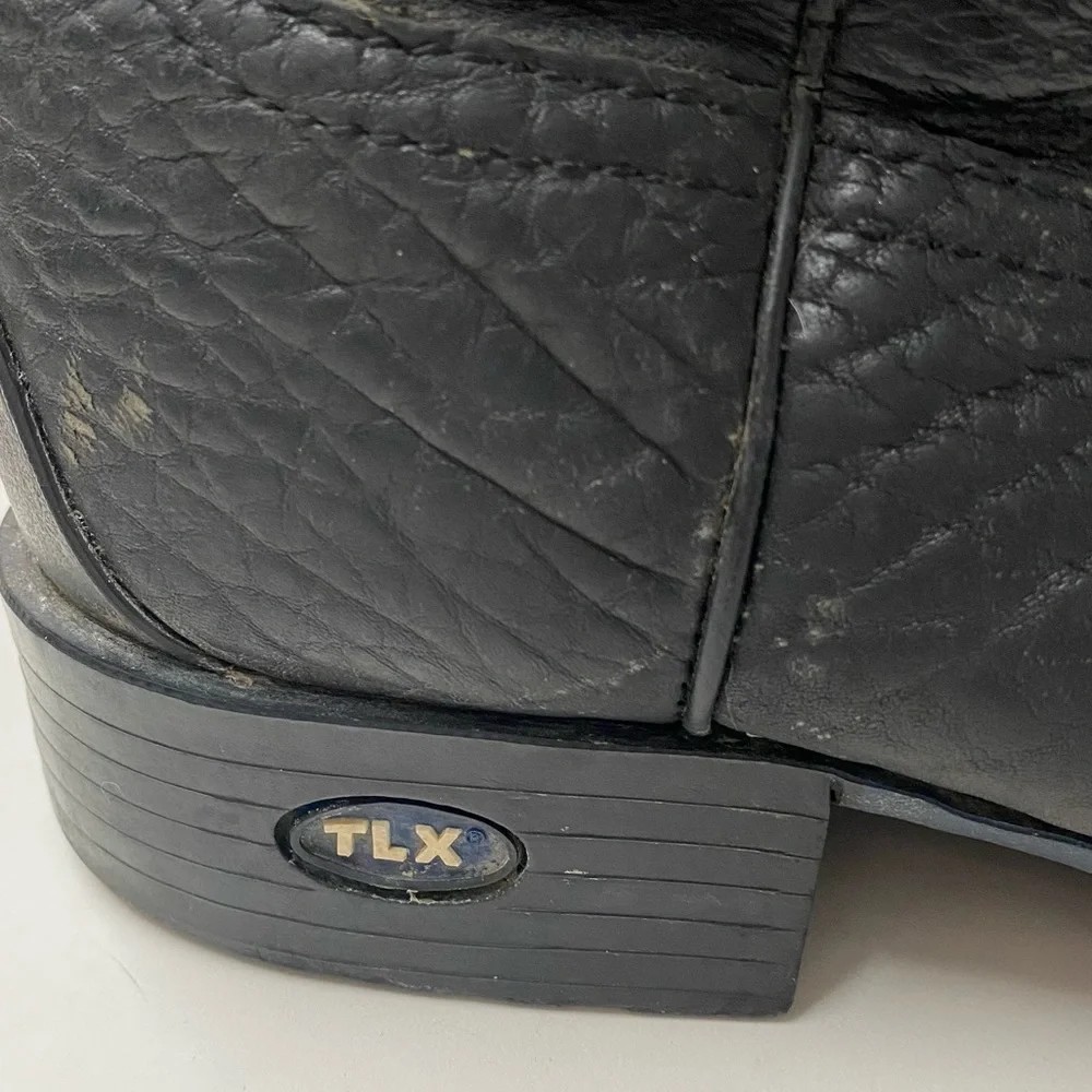 Tony Lama TLX Men’s Black Cowboy Boots Sz 9D